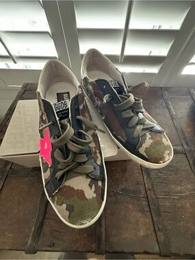 Golden goose camo sneakers